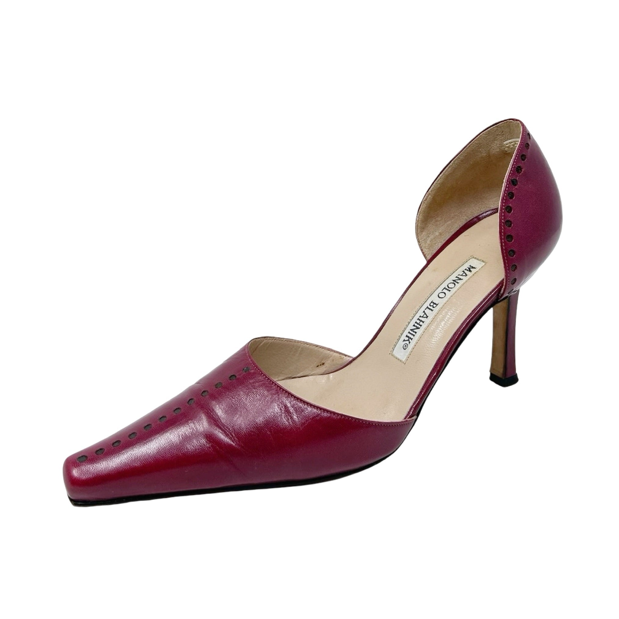 Manolo Blahnik - Leather D'Orsay Heels – Gallery213
