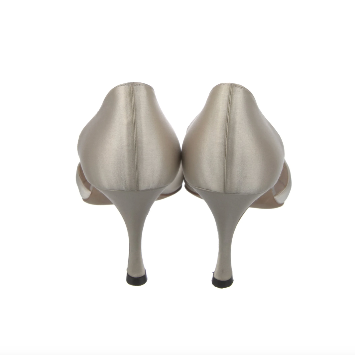 Manolo Blahnik - Satin D'Orsay Pumps – Gallery213 Manolo Blahnik - Satin D'Orsay Pumps – Gallery213