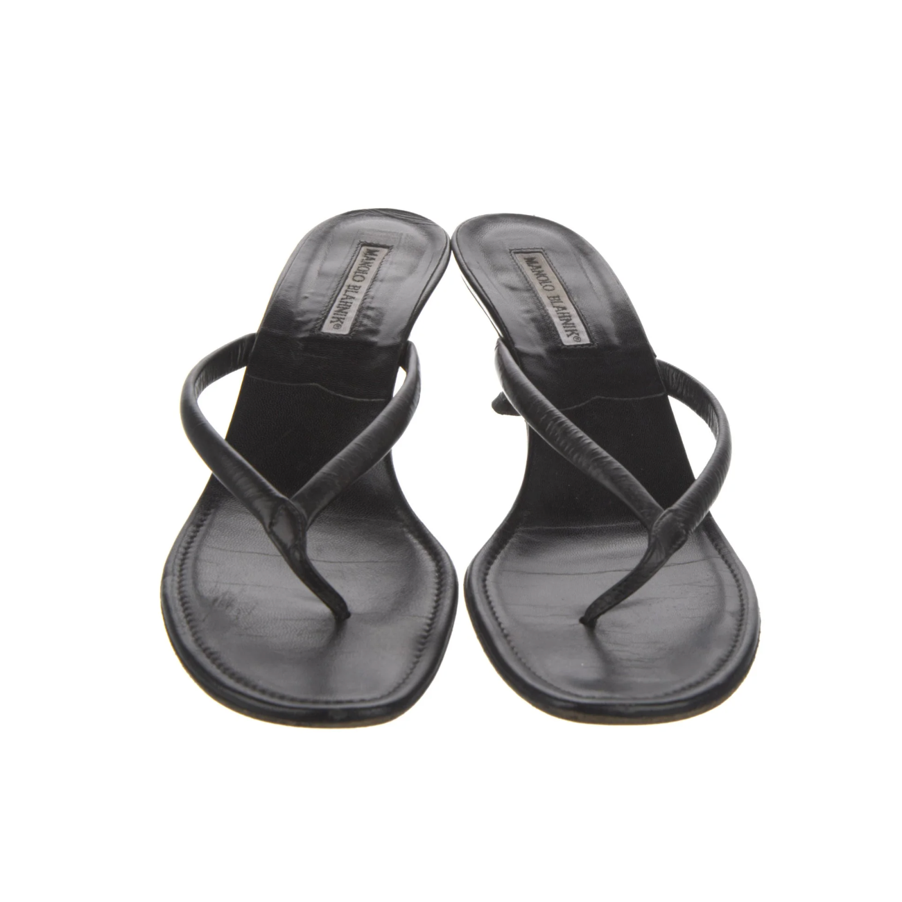 MANOLO BLAHNIK ブラックミュール　39 MANOLO BLAHNIK マノロブラニク サンダル MARTANEW マルタニュー