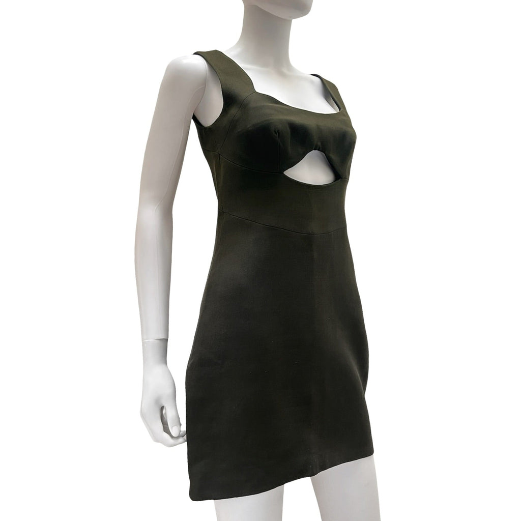 prada cut out dress Formal wear with tattoos