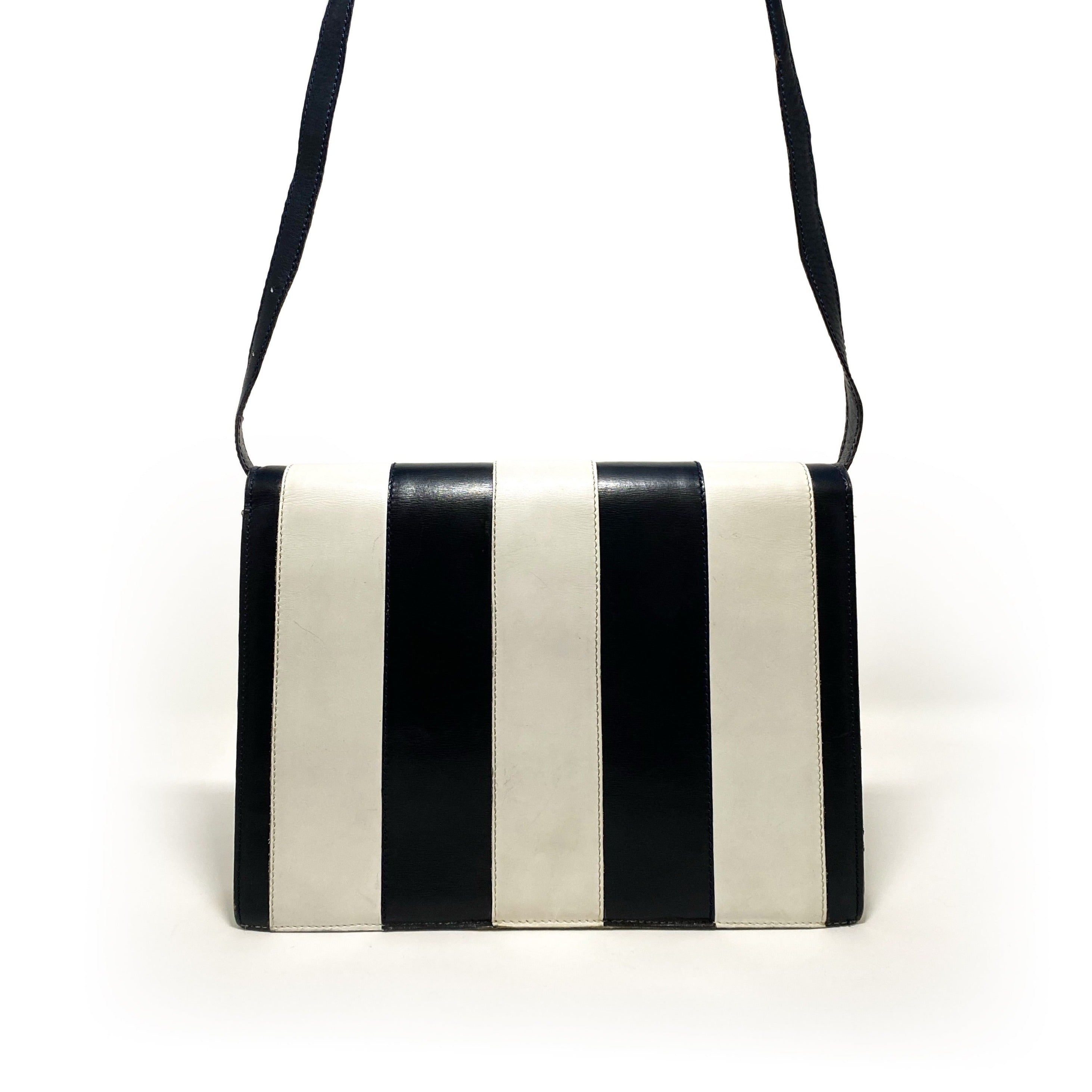 Yellow & Blue striped bag - Eol | Women's Bag | Hartford